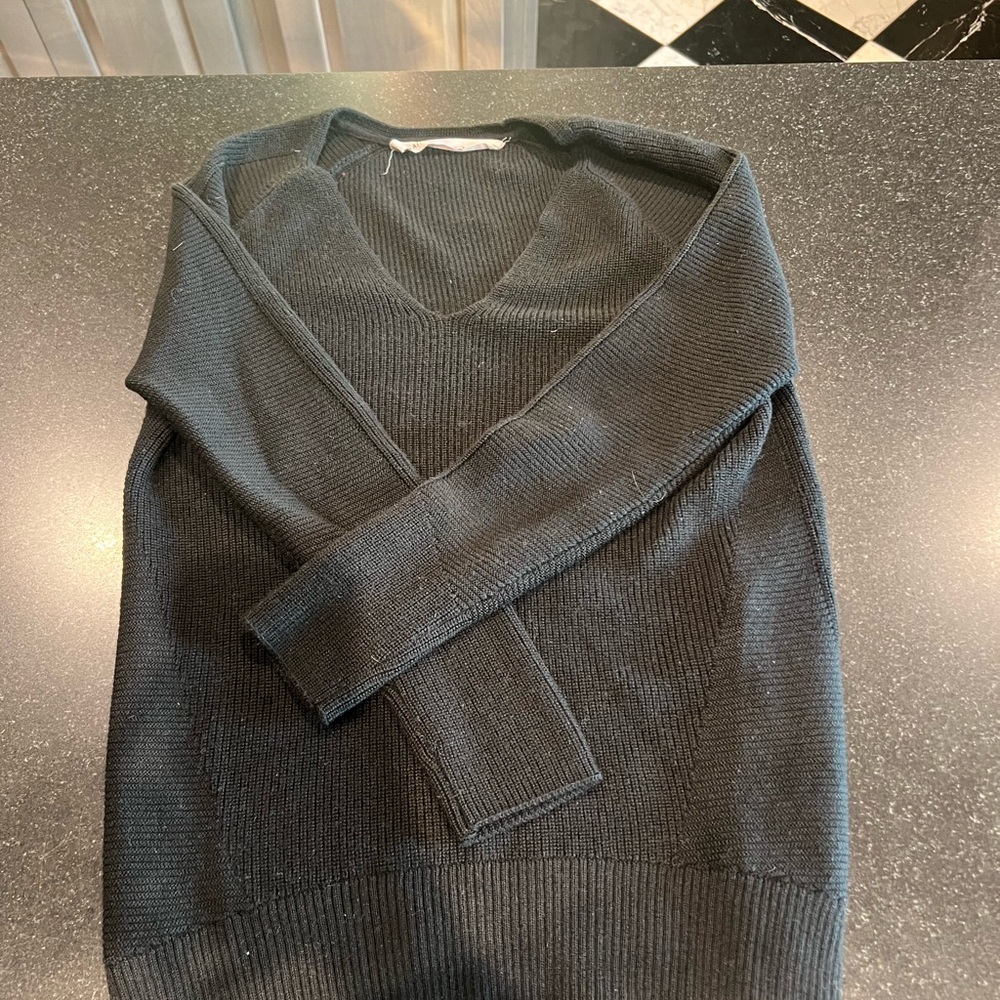 Athleta Black Knit Sweater